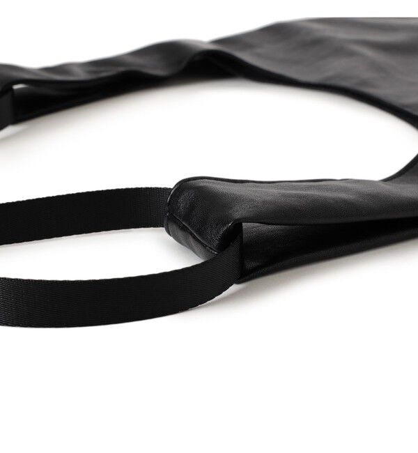 BEAMS「フェイクレザー ショッパー L」|ポーチ|