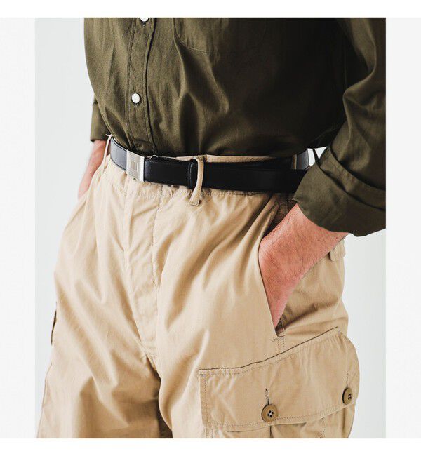 BEAMS PLUS「Plate Belt Dress Calf」|ベルト|