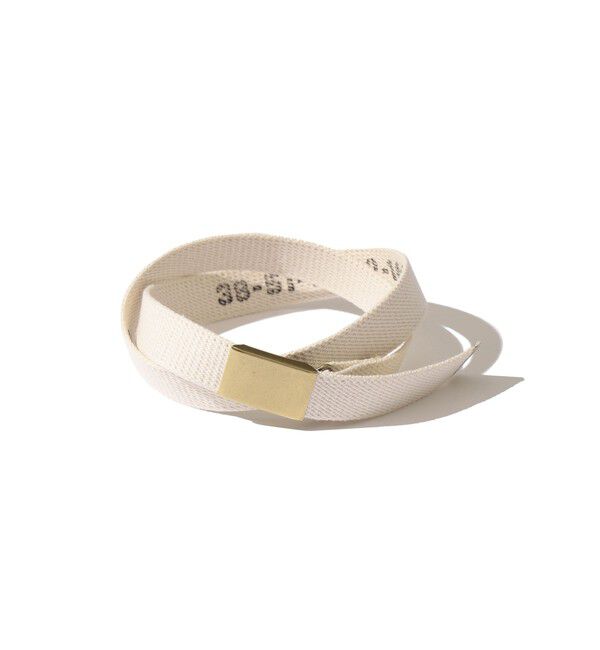 BEAMS PLUS「Plate Canvas Belt」|ベルト|