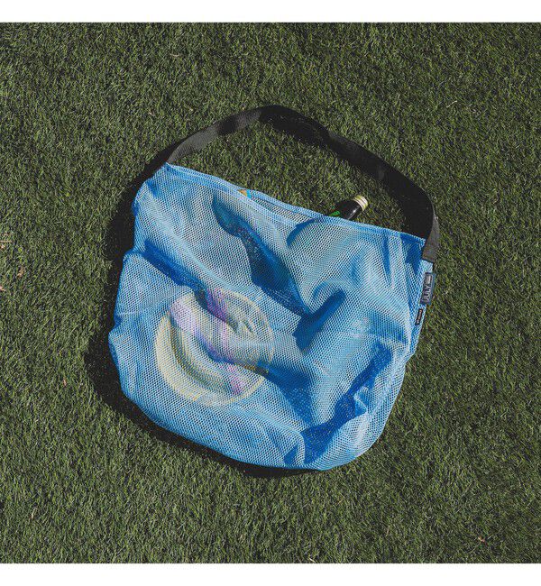 BEAMS「【別注】JULY NINE / SUSHI SACK LARGE MESH」|ポーチ|SAX