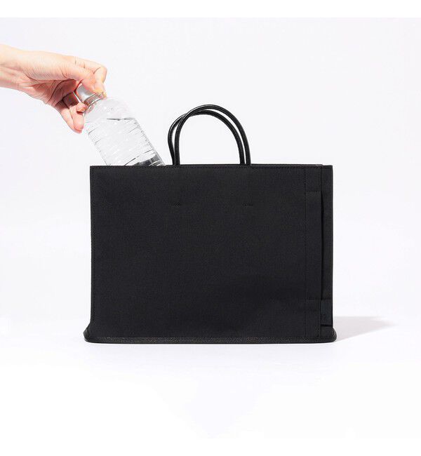 BEAMS「ROOTOTE / RO.A4-ワイド.TOFU-3B スクエア トート」|ポーチ|BLACK