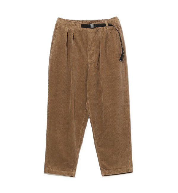 BEAMS「ワイドテーパード ウェービング  コーデュロイパンツ」|チノ|