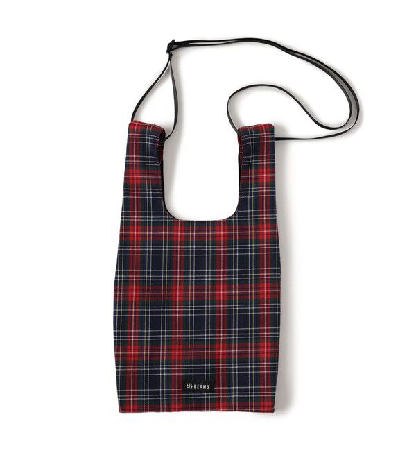 BEAMS「チェック ショッパー S」|ポーチ|