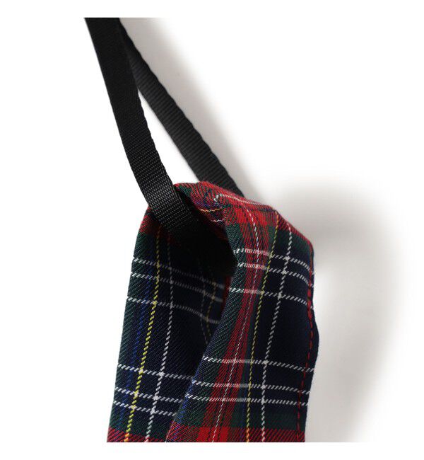 BEAMS「チェック ショッパー S」|ポーチ|