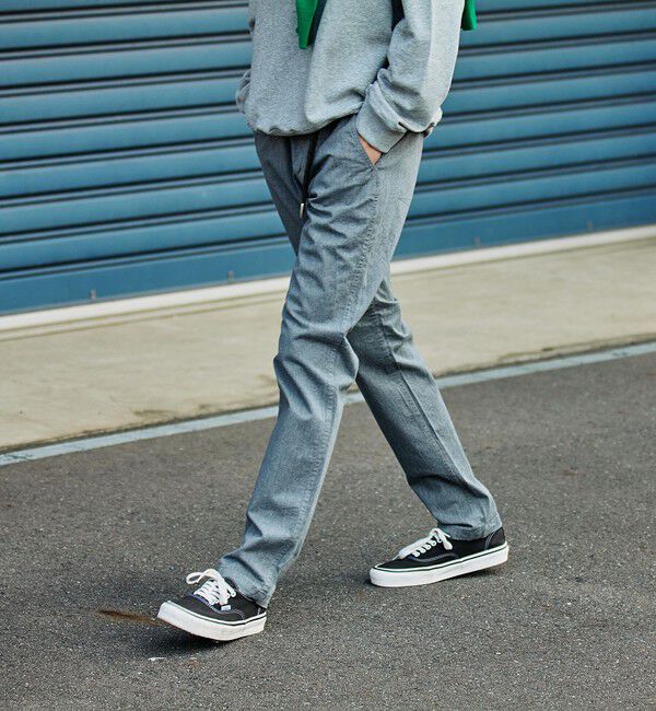 SHIPS「SHIPS:〈抗菌加工〉japan quality カラー テーパード スリム チノパンツ」|チノ|