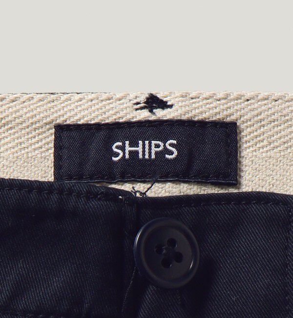 SHIPS「SHIPS:〈抗菌加工〉japan quality カラー テーパード スリム チノパンツ」|チノ|