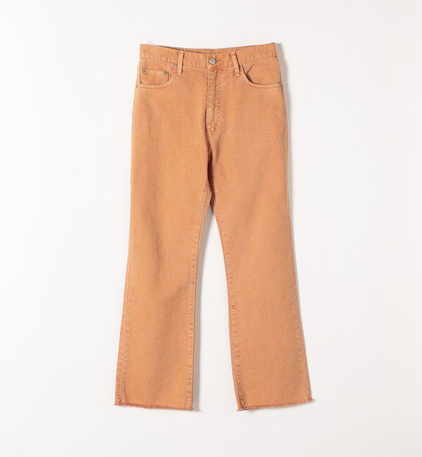 SHIPS any「SHIPS any:〈ウォッシャブル〉オーガニック ツイル フレア パンツ」|デニム|