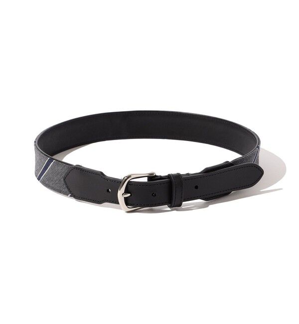 SHIPS「【SHIPS EXCLUSIVE】Southwick: F.H. WADSWORTH Leather Tab Belt」|ベルト|グレー