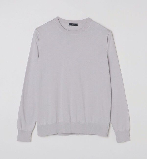 SHIPS「SHIPS: シーアイランド コットン クールネック 無地 ニット」|ニット・セーター|