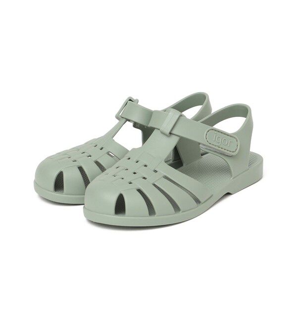 SHIPS KIDS「igor:16～21cm / CLASICA V.」|サンダル|ライトオリーブ