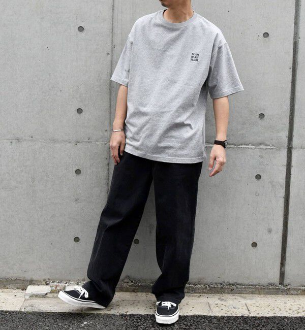 SHIPS any「【WEB限定】SHIPS any: BLAH BLAH BLAH.ワンポイント 刺繍 ルーズ Tシャツ(ユニセックス)◇」|Tシャツ・カットソー|