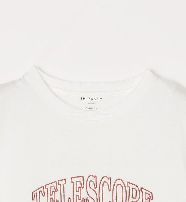 SHIPS any「SHIPS any: プリント &times; 刺繍 ロゴ Tシャツ<KIDS>」|Tシャツ・カットソー|