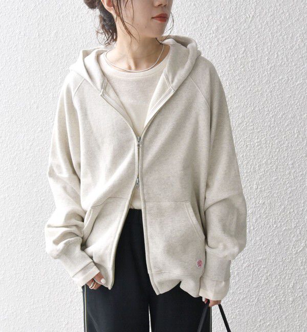 SHIPS any「SHIPS any:〈洗濯機可能〉USAコットン 裏起毛 ジップ スウェット パーカー」|パーカー|