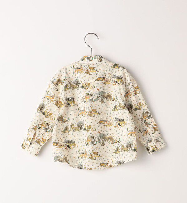 SHIPS KIDS「SHIPS KIDS:80～90cm / リバティ プリント 長袖 シャツ」|シャツ・ブラウス|