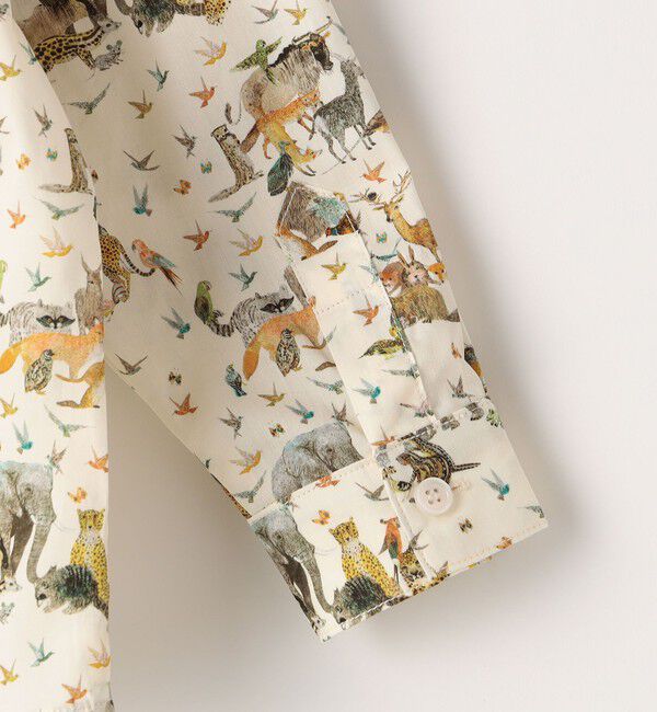 SHIPS KIDS「SHIPS KIDS:80～90cm / リバティ プリント 長袖 シャツ」|シャツ・ブラウス|