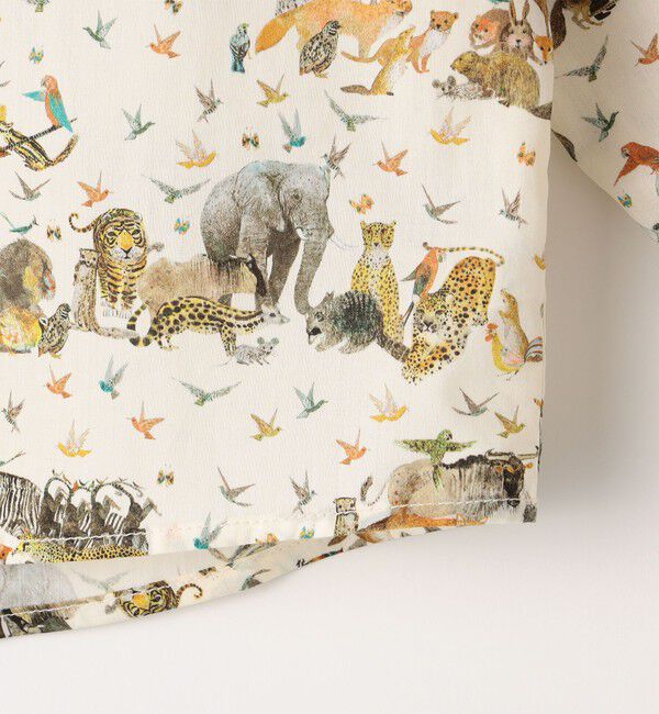 SHIPS KIDS「SHIPS KIDS:80～90cm / リバティ プリント 長袖 シャツ」|シャツ・ブラウス|