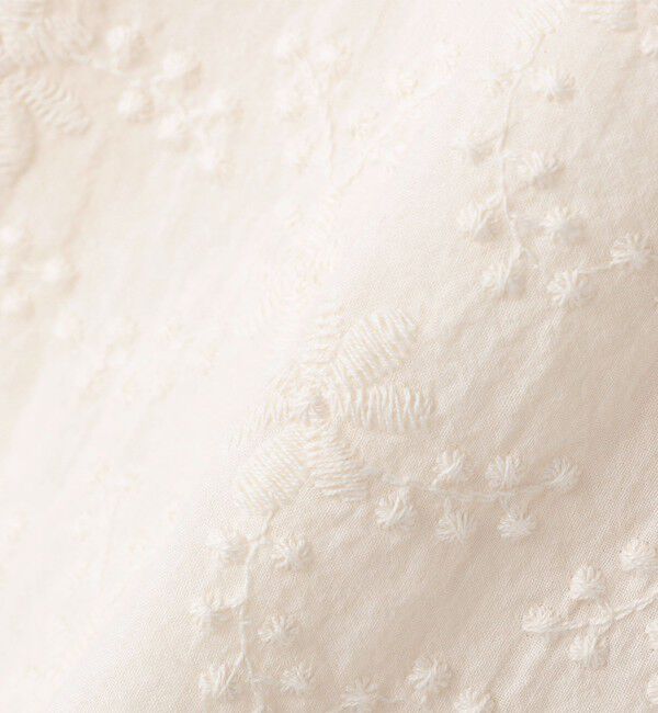 SHIPS KIDS「SHIPS KIDS:140～150cm / 刺繍 カラー ブラウス」|シャツ・ブラウス|