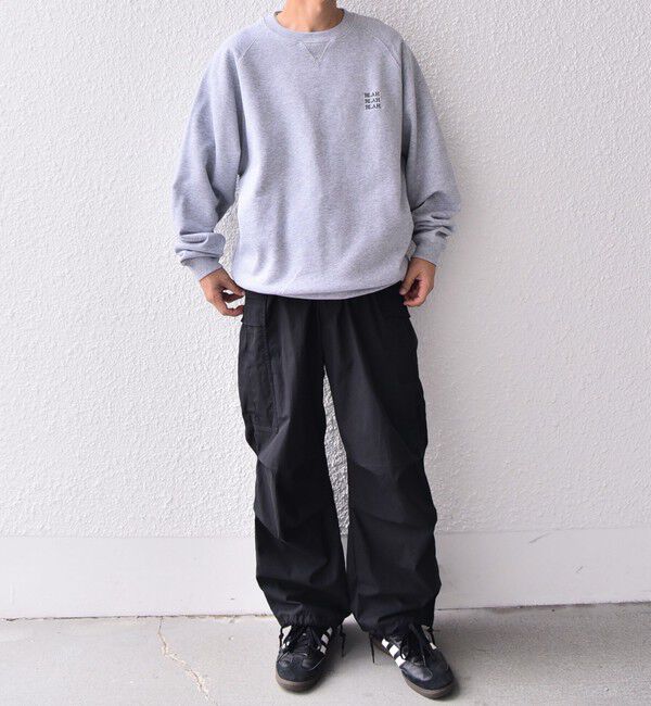 SHIPS any「【WEB限定】SHIPS any: BLAH BLAH BLAH. ワンポイント 刺繍 ラグラン ルーズ スウェット◇」|スウェット・ジャージ|