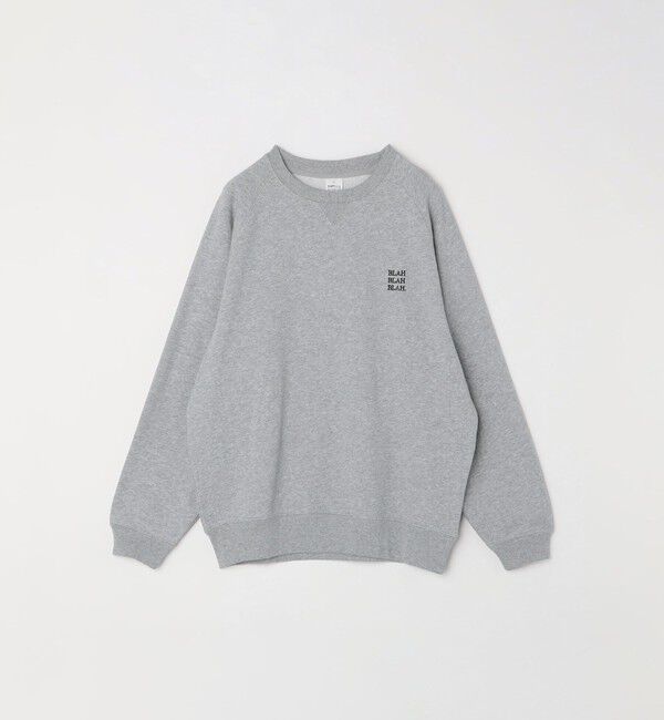 SHIPS any「【WEB限定】SHIPS any: BLAH BLAH BLAH. ワンポイント 刺繍 ラグラン ルーズ スウェット◇」|スウェット・ジャージ|