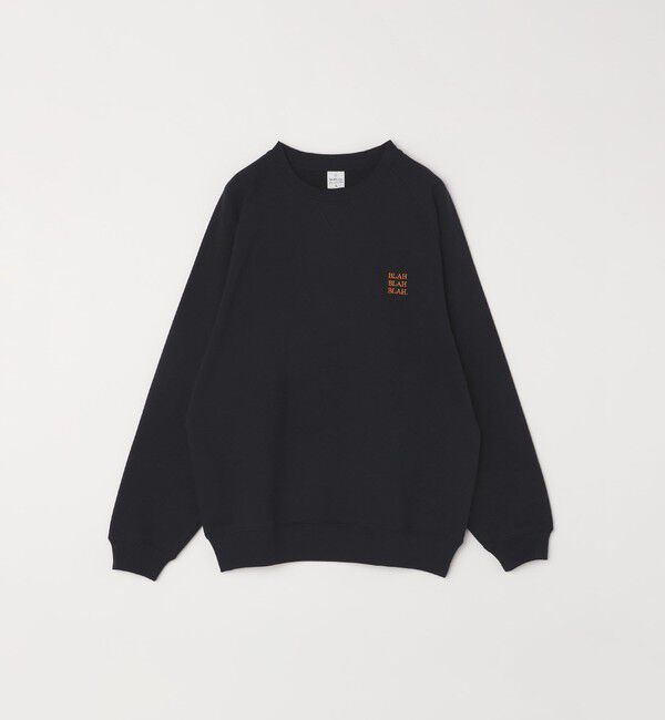 SHIPS any「【WEB限定】SHIPS any: BLAH BLAH BLAH. ワンポイント 刺繍 ラグラン ルーズ スウェット◇」|スウェット・ジャージ|