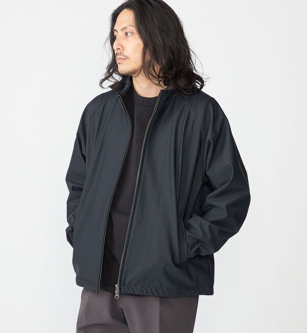 SHIPS「SHIPS:〈洗濯機可能〉ポンチ 裏フリース ストレッチ ブルゾン」|ブルゾン・スタジャン|