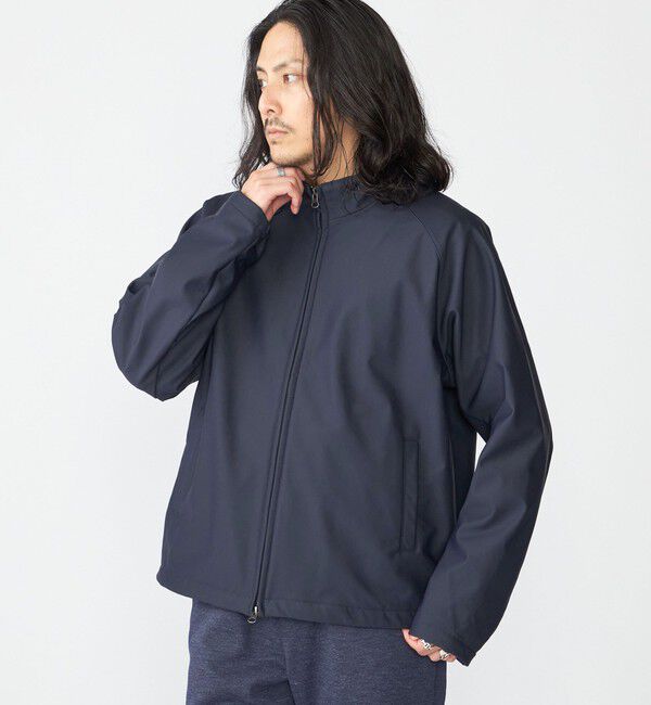 SHIPS「SHIPS:〈洗濯機可能〉ポンチ 裏フリース ストレッチ ブルゾン」|ブルゾン・スタジャン|