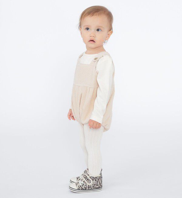 SHIPS KIDS「SHIPS KIDS:80～90cm / コーデュロイ オーバーオール ロンパース」|ロンパース|