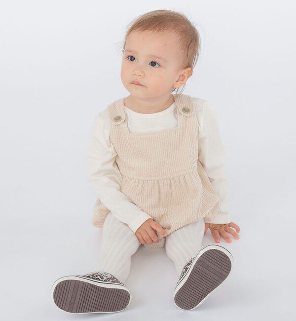 SHIPS KIDS「SHIPS KIDS:80～90cm / コーデュロイ オーバーオール ロンパース」|ロンパース|