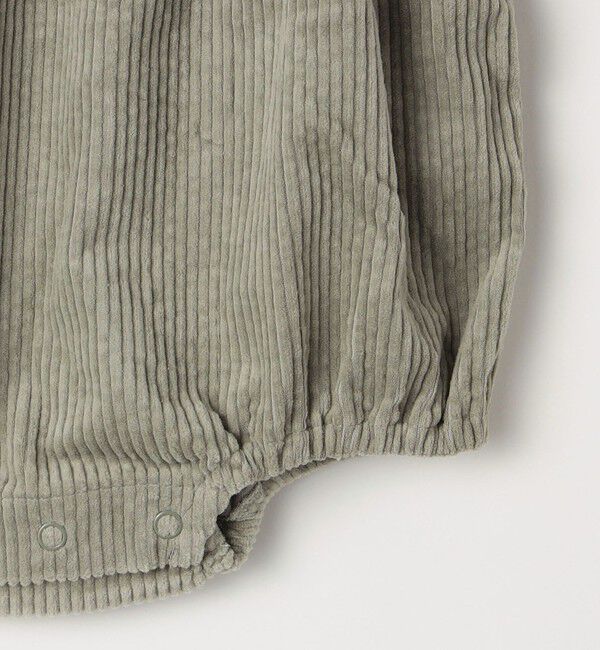 SHIPS KIDS「SHIPS KIDS:80～90cm / コーデュロイ オーバーオール ロンパース」|ロンパース|