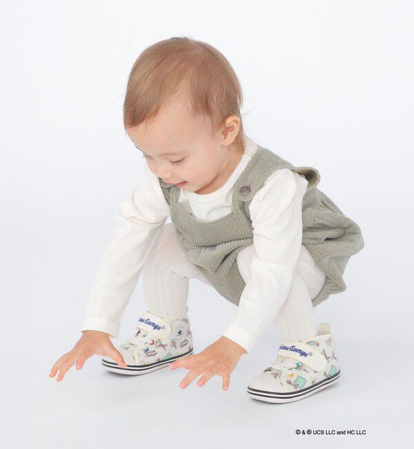 SHIPS KIDS「SHIPS KIDS:80～90cm / コーデュロイ オーバーオール ロンパース」|ロンパース|