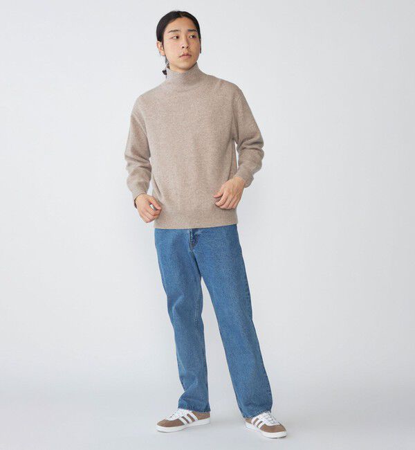 SHIPS「SHIPS:〈手洗い可能〉ソフト ウール モックネック ニット（アンサンブル対応）」|ニット・セーター|