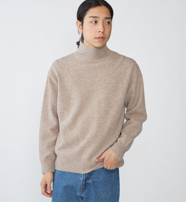 SHIPS「SHIPS:〈手洗い可能〉ソフト ウール モックネック ニット（アンサンブル対応）」|ニット・セーター|