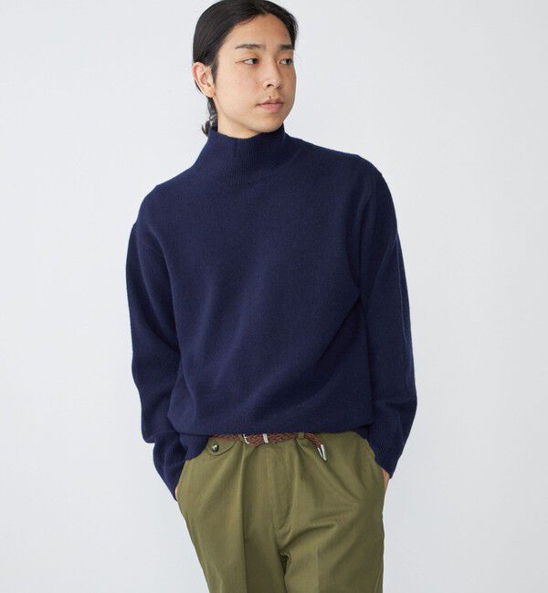 SHIPS「SHIPS:〈手洗い可能〉ソフト ウール モックネック ニット（アンサンブル対応）」|ニット・セーター|