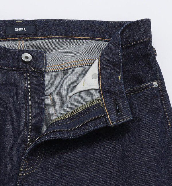 SHIPS「SHIPS: ベーシック 5ポケット ワンウォッシュ デニム パンツ」|デニム|