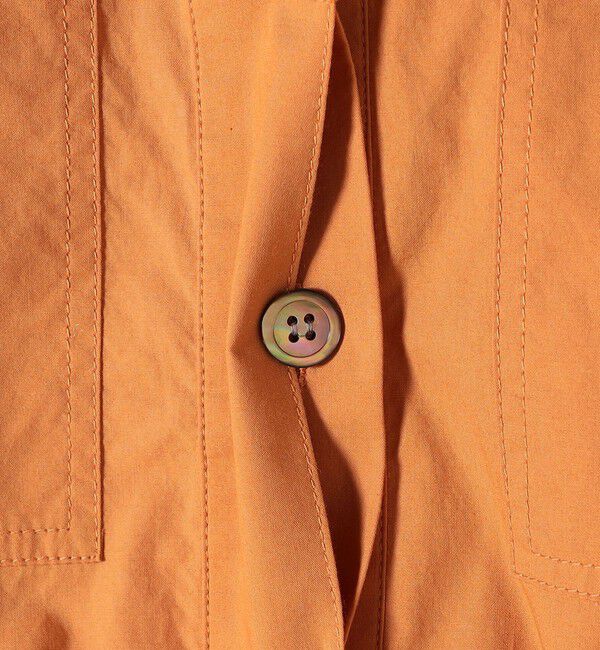 SHIPS any「SHIPS any:〈洗濯機可能〉ポプリン フレンチスリーブ ポケット ドロスト シャツ」|シャツ・ブラウス|