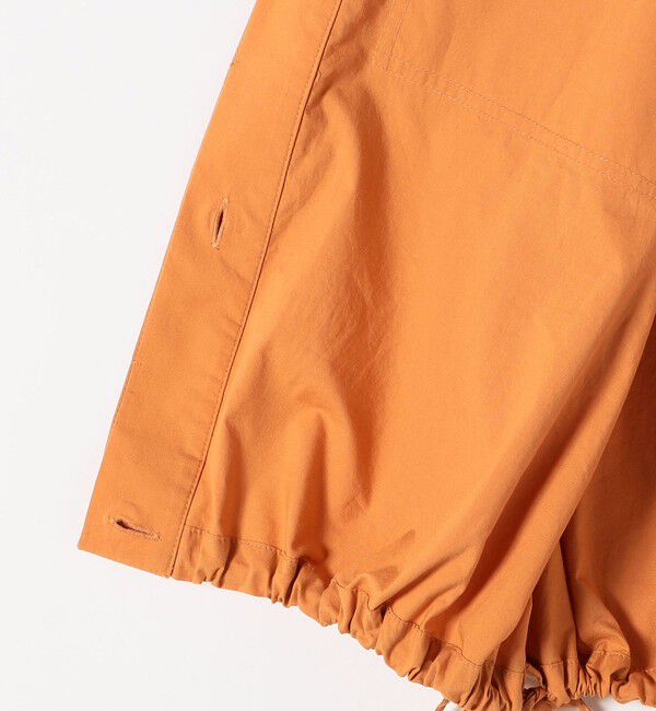 SHIPS any「SHIPS any:〈洗濯機可能〉ポプリン フレンチスリーブ ポケット ドロスト シャツ」|シャツ・ブラウス|