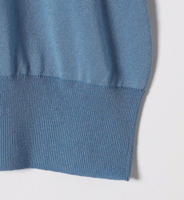 SHIPS any「SHIPS any:〈接触冷感/手洗い可能〉ビジュー ヘンリーネック ニット プルオーバー」|ニット・セーター|