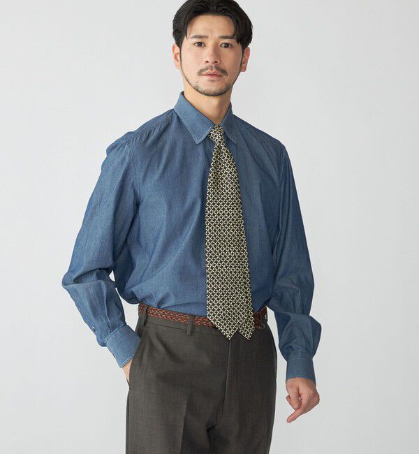 SHIPS「Holliday＆Brown マダー プリント ネクタイ」|ネクタイ・蝶ネクタイ|