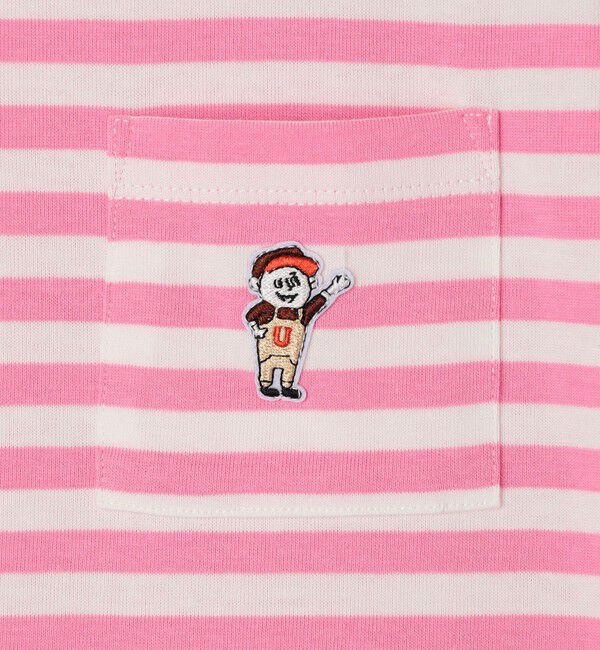 SHIPS any「【SHIPS any別注】UNIVERSAL OVERALL: ボーダー Tシャツ <KIDS>」|Tシャツ・カットソー|