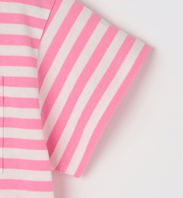 SHIPS any「【SHIPS any別注】UNIVERSAL OVERALL: ボーダー Tシャツ <KIDS>」|Tシャツ・カットソー|