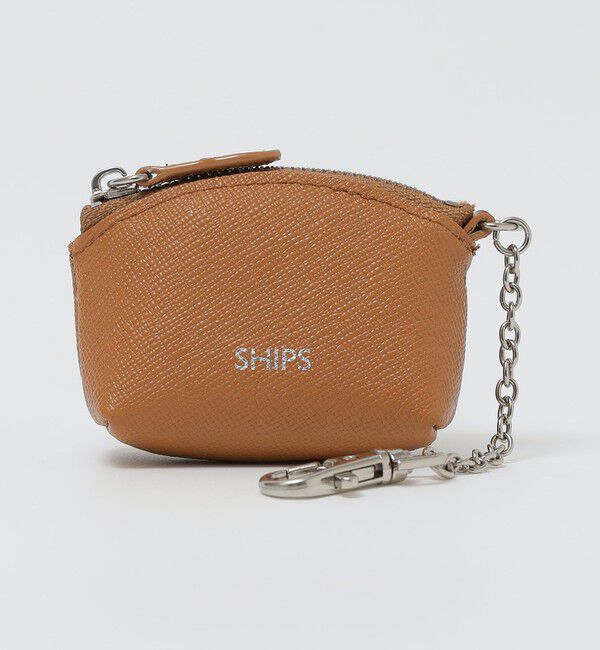 SHIPS「【WEB限定】SHIPS:【SAFFIANO LEATHER】ミニ ポーチ バッグ チャーム」|ポーチ|