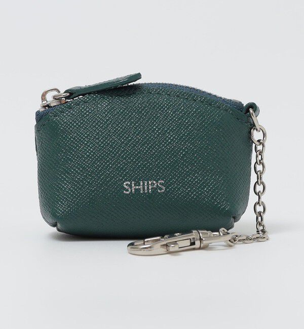 SHIPS「【WEB限定】SHIPS:【SAFFIANO LEATHER】ミニ ポーチ バッグ チャーム」|ポーチ|
