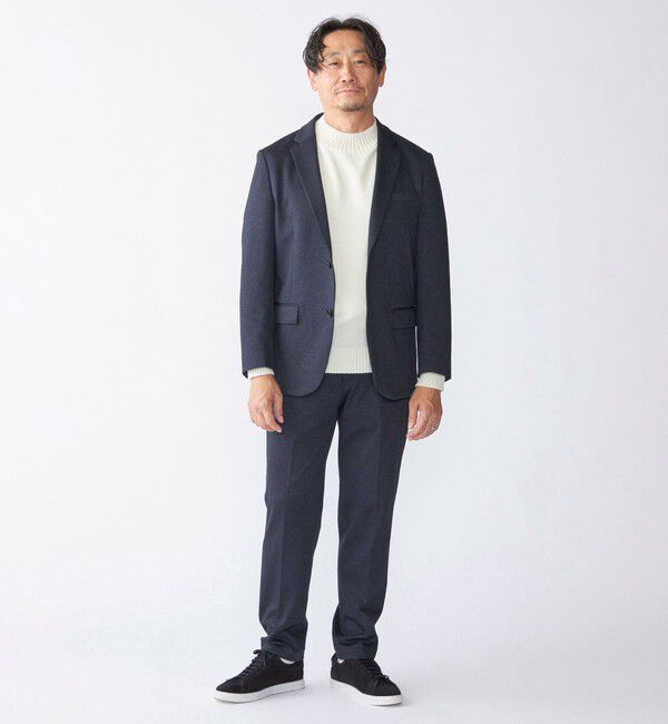 SHIPS「SHIPS:〈洗濯機可能〉アクティブ ジャージー ジャケット(セットアップ対応)」|テーラードジャケット|