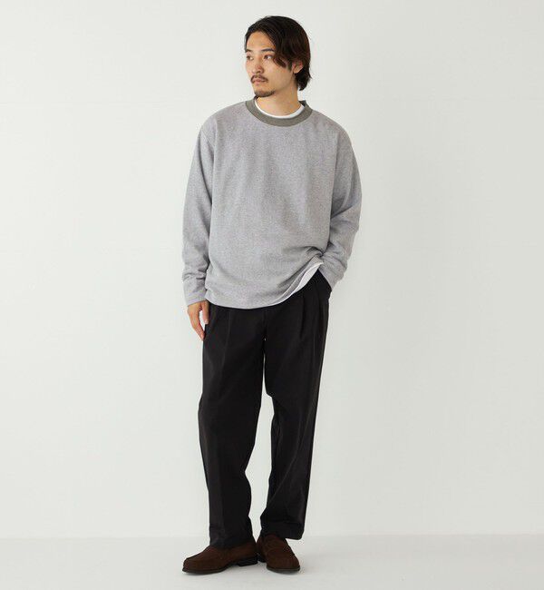 SHIPS Colors 「SHIPS Colors:〈手洗い可能〉ニットライク ロングスリーブ Tシャツ (ロンT)」|Tシャツ・カットソー|