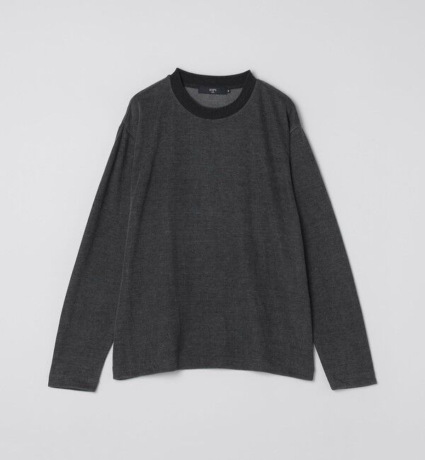 SHIPS Colors 「SHIPS Colors:〈手洗い可能〉ニットライク ロングスリーブ Tシャツ (ロンT)」|Tシャツ・カットソー|