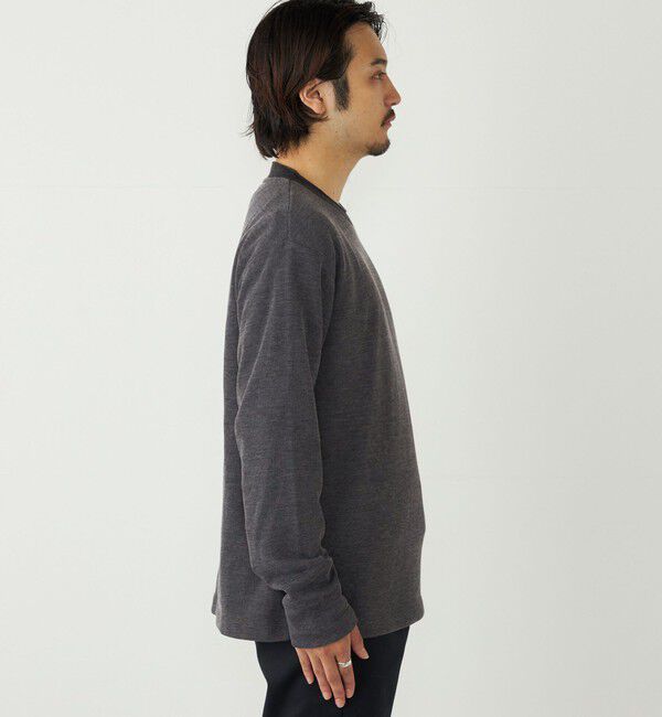 SHIPS Colors 「SHIPS Colors:〈手洗い可能〉ニットライク ロングスリーブ Tシャツ (ロンT)」|Tシャツ・カットソー|