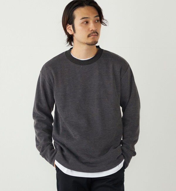 SHIPS Colors 「SHIPS Colors:〈手洗い可能〉ニットライク ロングスリーブ Tシャツ (ロンT)」|Tシャツ・カットソー|