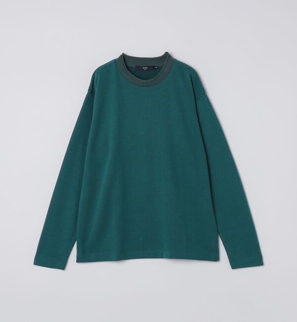 SHIPS Colors 「SHIPS Colors:〈手洗い可能〉ニットライク ロングスリーブ Tシャツ (ロンT)」|Tシャツ・カットソー|