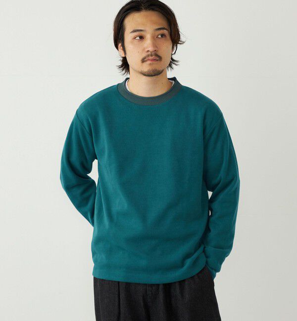 SHIPS Colors 「SHIPS Colors:〈手洗い可能〉ニットライク ロングスリーブ Tシャツ (ロンT)」|Tシャツ・カットソー|