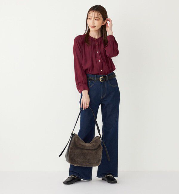 SHIPS Colors 「SHIPS Colors:ボア コンビ ワンショルダー バッグ」|ショルダー・メッセンジャー|